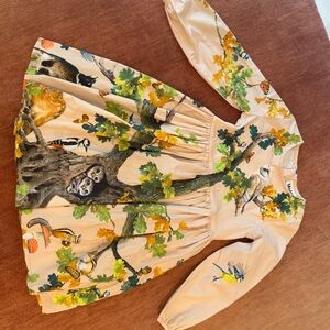 Molo girls Nature-Inspired Long Sleeve Dress